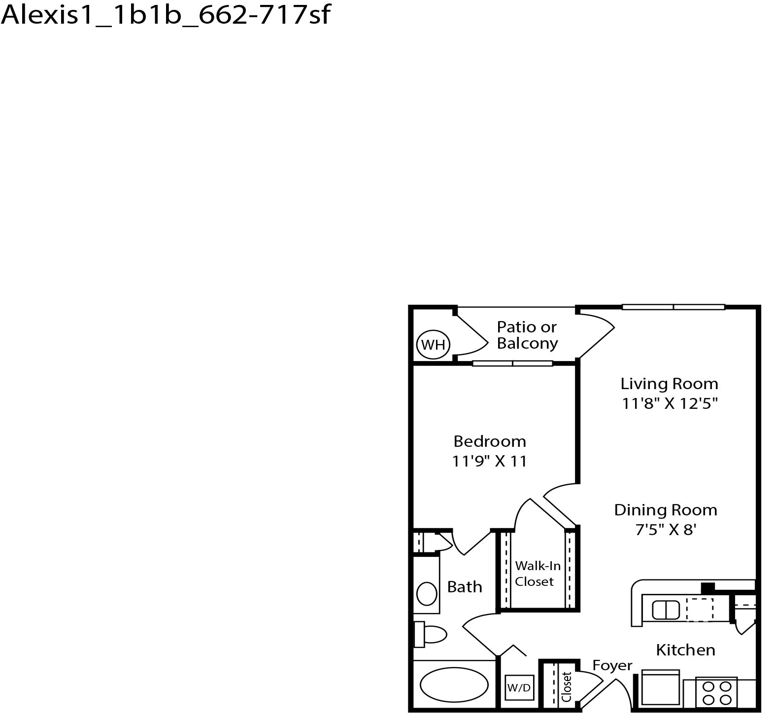 Alexis1 1bed 1 bath 662-717sqft Alexis1 1bed 1 bath 662-717sqft